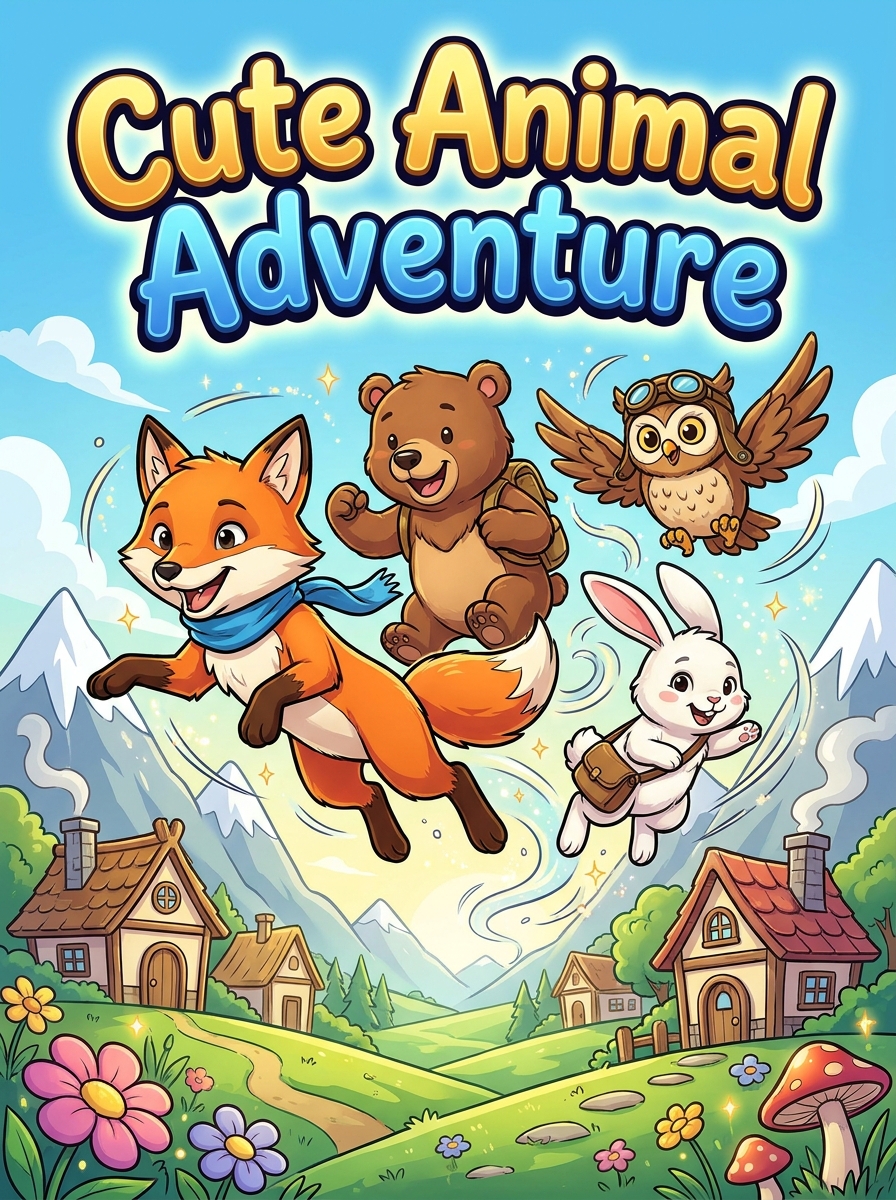 🐴 Comic Adventure Personalised Horse Colouring Books