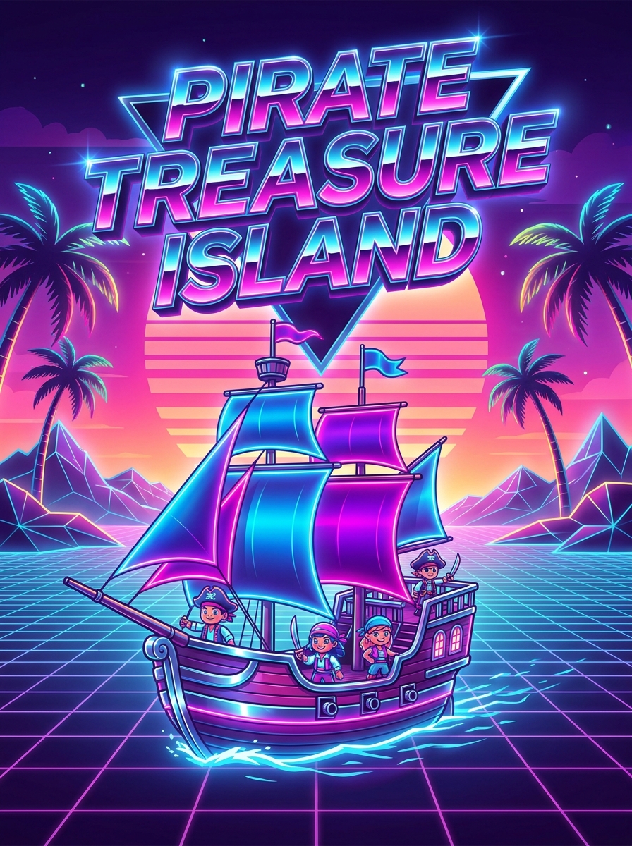 Retro 80s Neon