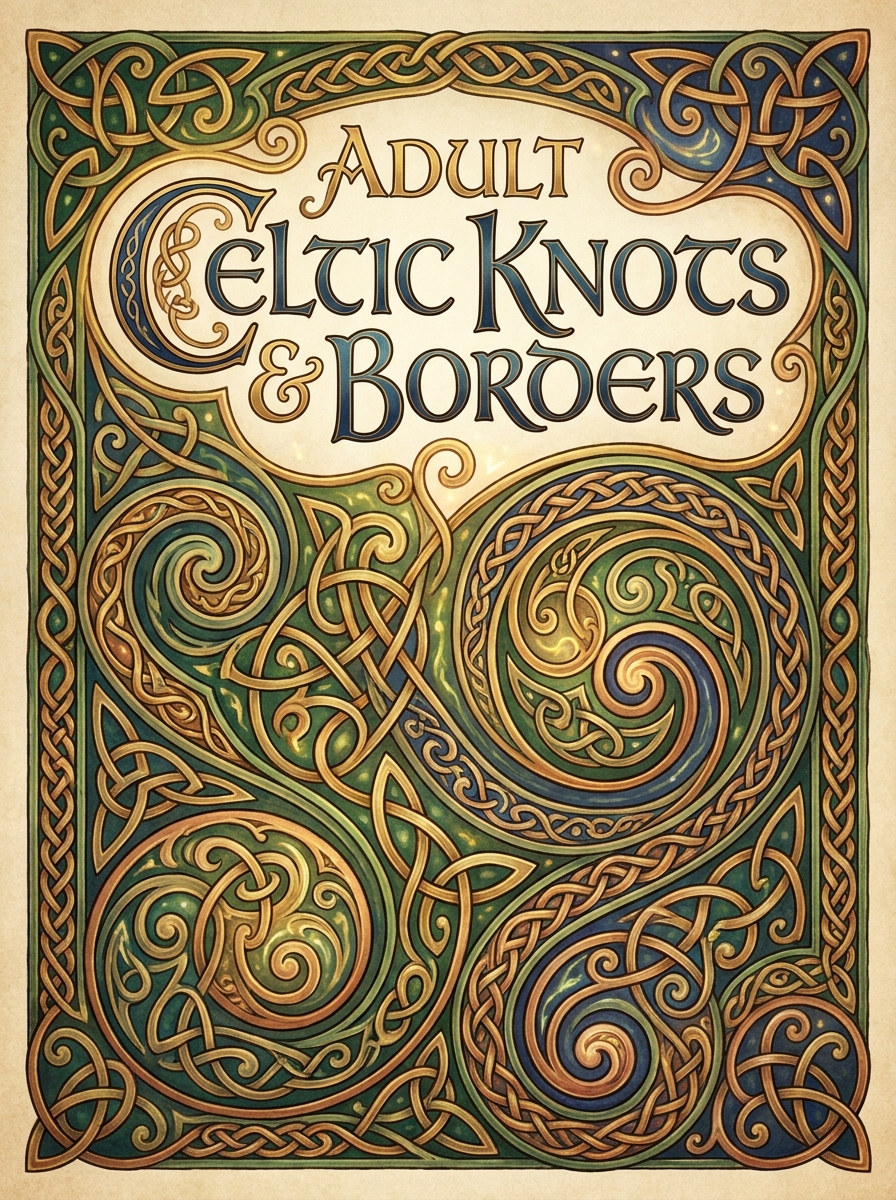 Adult Celtic Knots & Borders