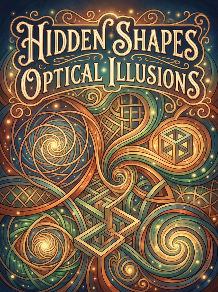 Hidden Shapes Optical Illusions